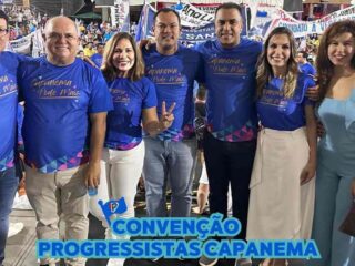 Deputado Lu Ogawa participa da convenção dos Progressistas em Capanema