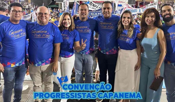 Deputado Lu Ogawa participa da convenção dos Progressistas em Capanema