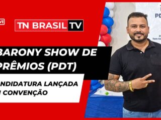 Barony Show de Prêmios (PDT) é lançado candidato a vereador em Tailândia