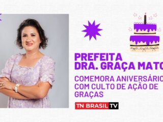 Prefeita Dra. Graça Matos comemora aniversário com culto de ação de graças