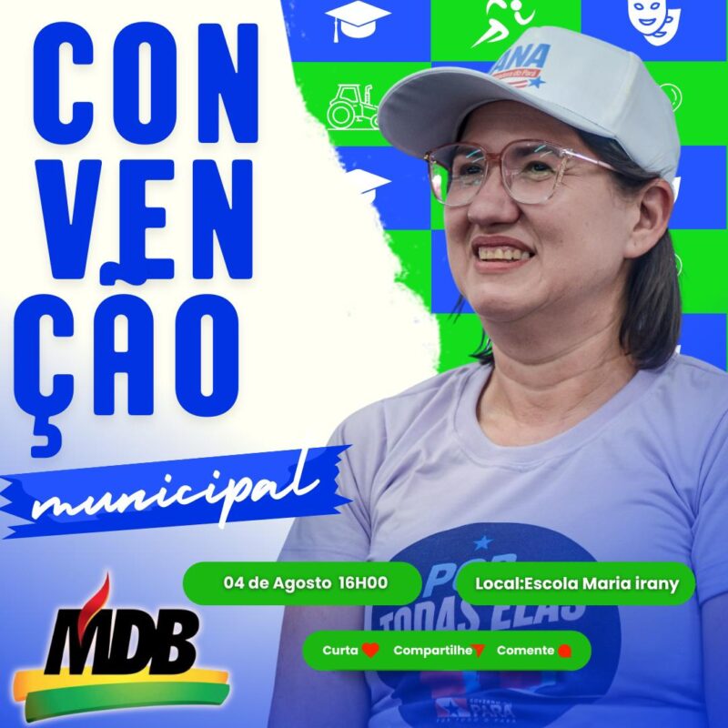 Convenção do MDB em Nova Ipixuna confirmará Everton Macias para as eleições municipais