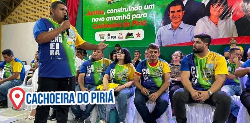 Deputado Adriano Coelho marca presença na convenção do MDB em Cachoeira do Piriá