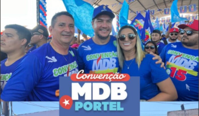 Ronie Silva cumpre agenda em convenção do MDB no município de Portel