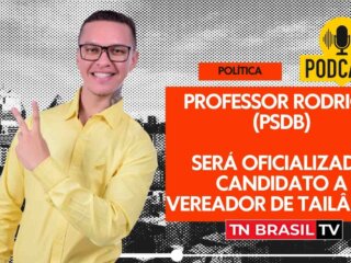 Professor Rodrigo será oficializado candidato a vereador de Tailândia