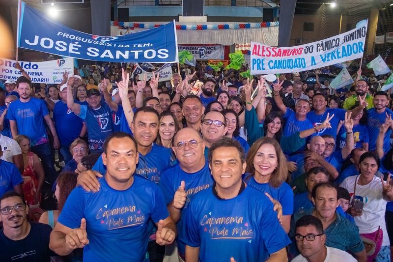 Deputado Lu Ogawa participa da convenção dos Progressistas em Capanema