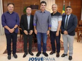 Deputado Josué Paiva reúne-se com governador Helder Barbalho e outras autoridades em Belém