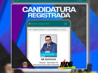 Benevides: Dr. Gustavo Matos (MDB) com registro de candidatura no TSE confirmado