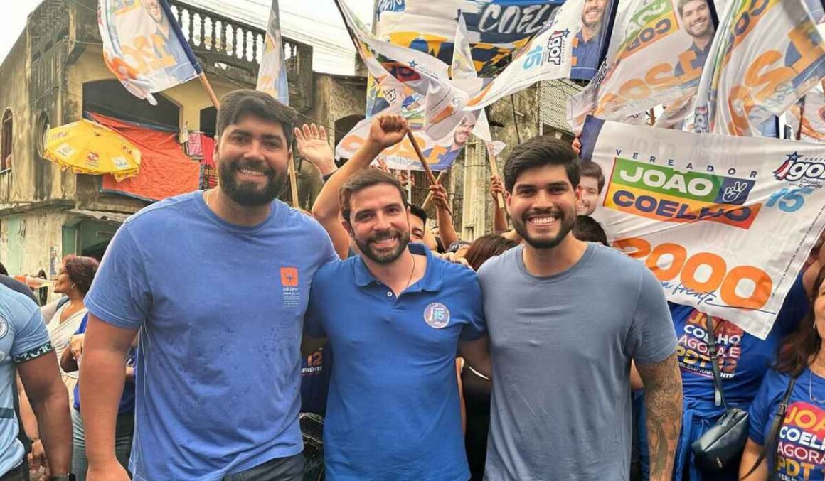 Candidato João Coelho reforça campanha em busca de vaga na Câmara de Belém