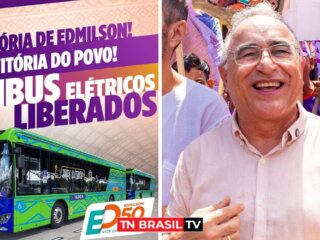 Prefeito Edmilson Rodrigues anuncia liberação de ônibus eletrico em Belém "vitória para o povo"