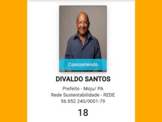 Divaldo Santos (Rede) disputa Prefeitura de Moju enfrentando 3 candidatos