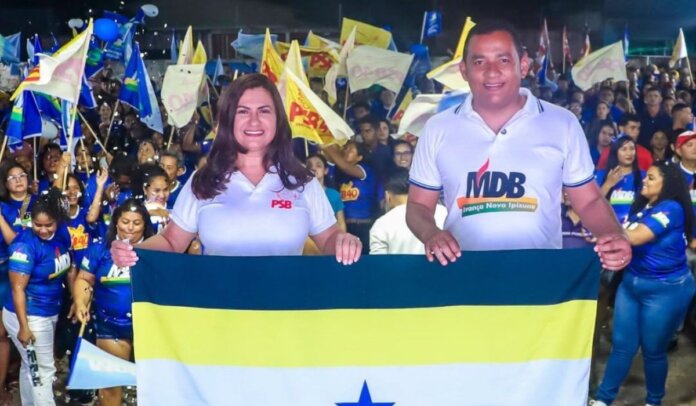 MDB lança Everton Macias e Professora Neide como candidatos a prefeito e vice em Nova Ipixuna