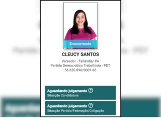 Tailândia: Cleucy Santos (PDT) com registro de candidatura no TSE confirmado