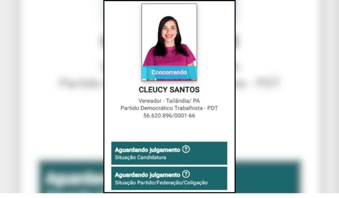 Tailândia: Cleucy Santos (PDT) com registro de candidatura no TSE confirmado