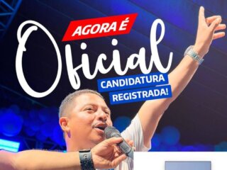 Vereador Argeo (MDB) com registro de candidatura no TSE confirmado