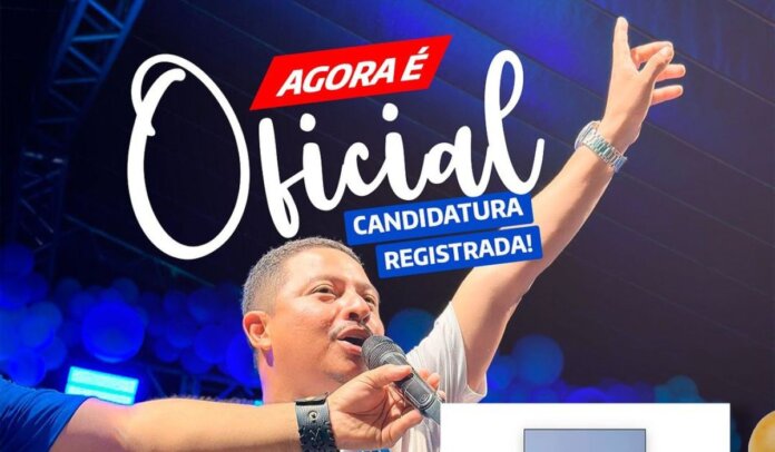 Vereador Argeo (MDB) com registro de candidatura no TSE confirmado