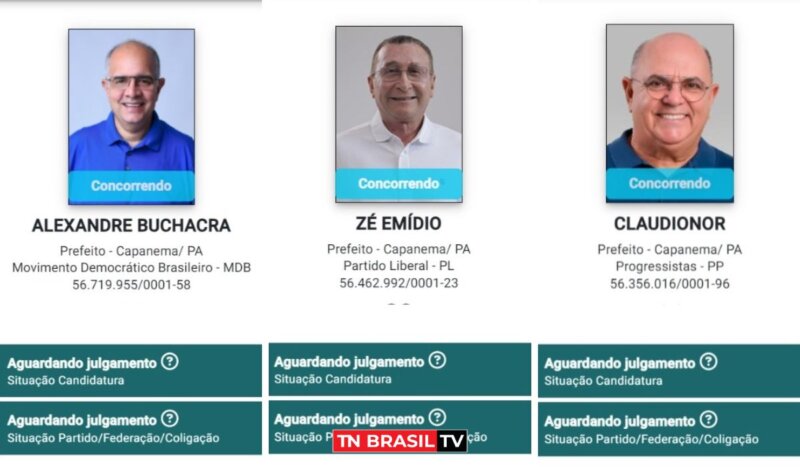 3 candidatos a prefeito de Capanema confirmados no TSE