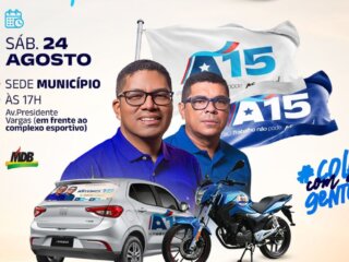 Artemes Oliveira (MDB) convoca eleitores para inauguração de comitê e adesivaço em Ipixuna do Pará