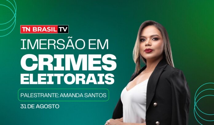 Belém sediará "Imersão sobre Crimes Eleitorais" em 31 de agosto com a Dra. Amanda Santos