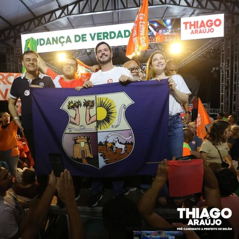 Republicanos lança Thiago Araújo como candidato à prefeitura de Belém em convenção