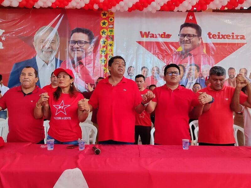 Wando Teixeira oficializa candidatura à prefeitura de São Sebastião da Boa Vista em convenção