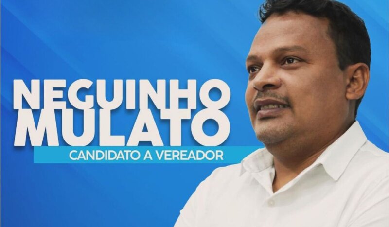 O popular vereador Neguinho Mulato (MDB) busca reeleição em Jacundá