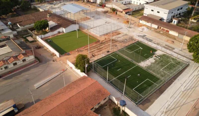 Nova Praça de Esportes em Tailândia tem 80% das obras concluídas e será entregue em breve