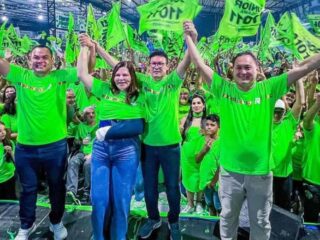 Deputado Lu Ogawa celebra 'Onda verde neon' em apoio ao candidato Júnior Ogawa em Barcarena