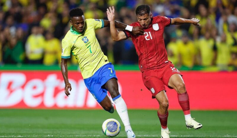 Brasil vence Equador por 1x0, mas continua decepcionando