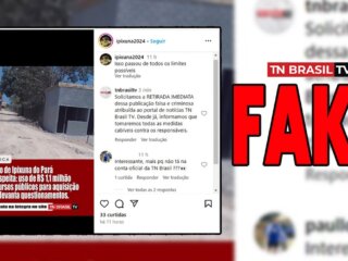 TN Brasil TV é alvo de fake news nas eleições de Ipixuna do Pará