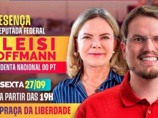 Marabá se prepara para o grande comício de Dirceu Ten Caten com presença de Gleisi Hoffmann nesta sexta-feira, 27