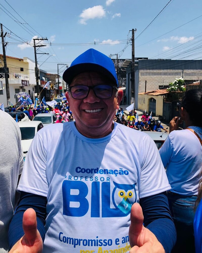 Campanha de Professor Bil (MDB) cresce em Ananindeua