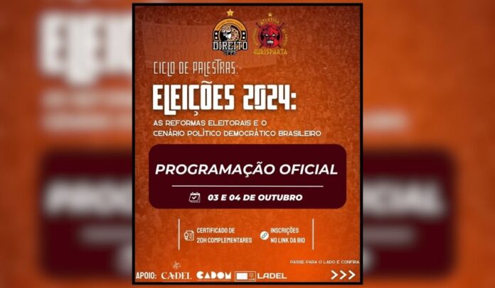 Ciclo de palestras debaterá reformas eleitorais e o cenário político democrático brasileiro