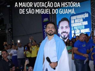 Com 30.447 votos, Eduardo Pio X alcança a maior votação da história do município