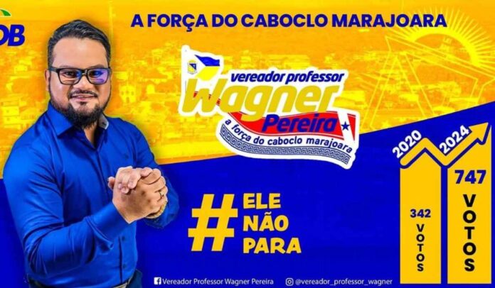 Professor Wagner Pereira dobra votação e garante reeleição em Ponta de Pedras