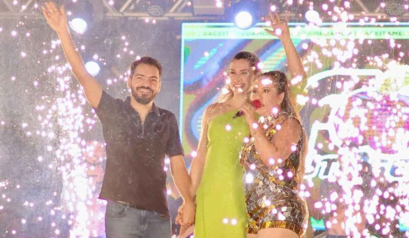 Eduardo Pio X celebra reeleição com festa na Orla Beira Rio em São Miguel do Guamá