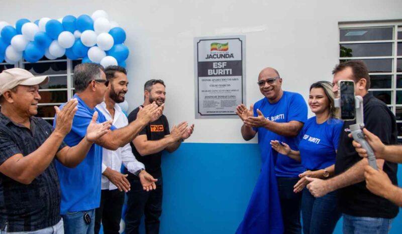 Prefeito de Jacundá, Itonir Tavares, inaugura unidade de saúde ESF Buriti