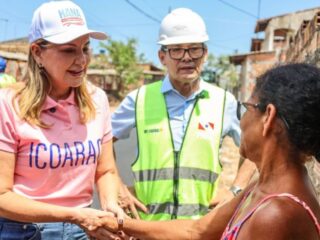 Vice-governadora Hana Ghassan visita obras de asfalto nos distritos de Belém