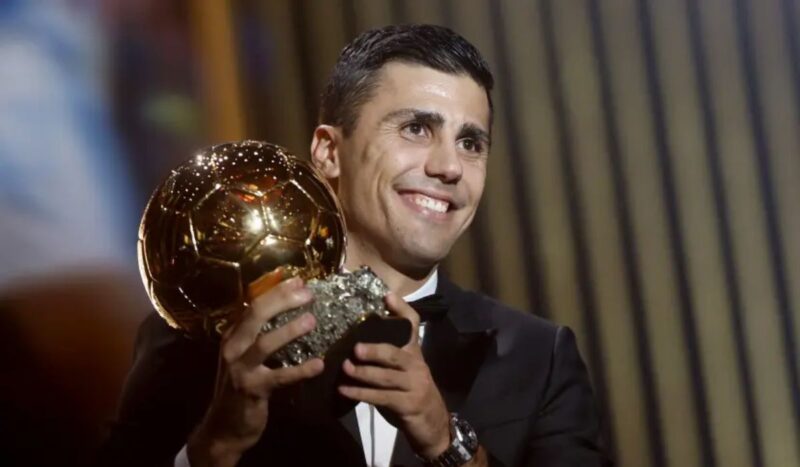 Rodri é o Melhor do Mundo, é Bola de Ouro pela France Footboll