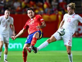 Espanha vence a Dinamarca por 1x0 pela Uefa Nations League