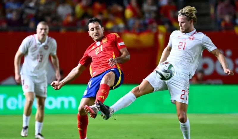 Espanha vence a Dinamarca por 1x0 pela Uefa Nations League