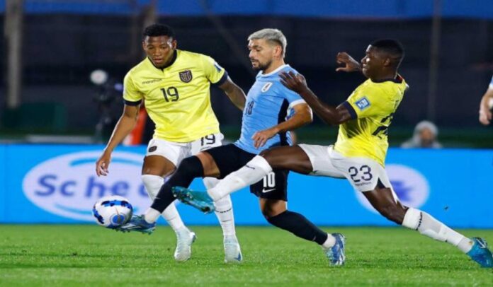 Uruguai e Equador empatam sem gols em jogo equilibrado pelas Eliminatórias da Copa do Mundo