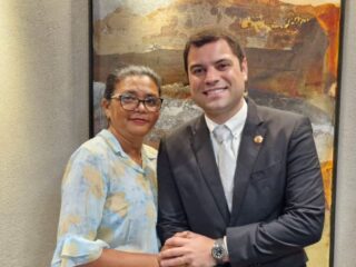 Após reeleição, Rosa da Saúde (PDT) cumpre agenda com deputado Augusto Sefer (PSD) na Alepa