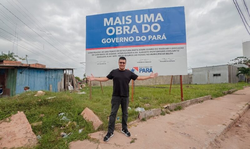 Deputado Fábio Freitas e Governador assinam Ordem de Serviço para Ponte sobre o Rio Maguari