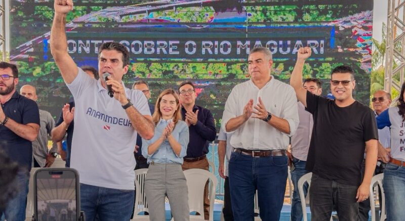 Deputado Fábio Freitas e Governador assinam Ordem de Serviço para Ponte sobre o Rio Maguari