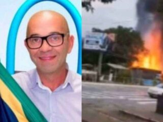 Casa de Tiu França, o 'homem-bomaba' é incendiada em Santa Catarina