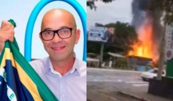 Casa de Tiu França, o 'homem-bomaba' é incendiada em Santa Catarina