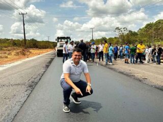 Deputado Renato Oliveira celebra início da pavimentação da BR-308 no Pará