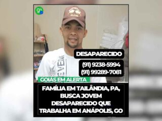 Darlon Família busca por jovem de Tailândia desaparecido há mais de um mês em Goiás