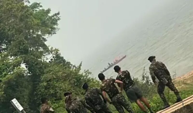 Avião de pequeno porte cai no Rio Tapajós, no Pará