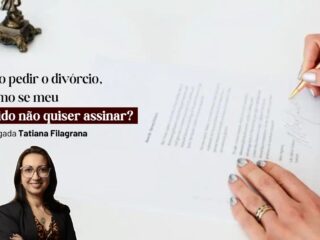 Posso pedir o divórcio, mesmo se meu marido não quiser assinar?